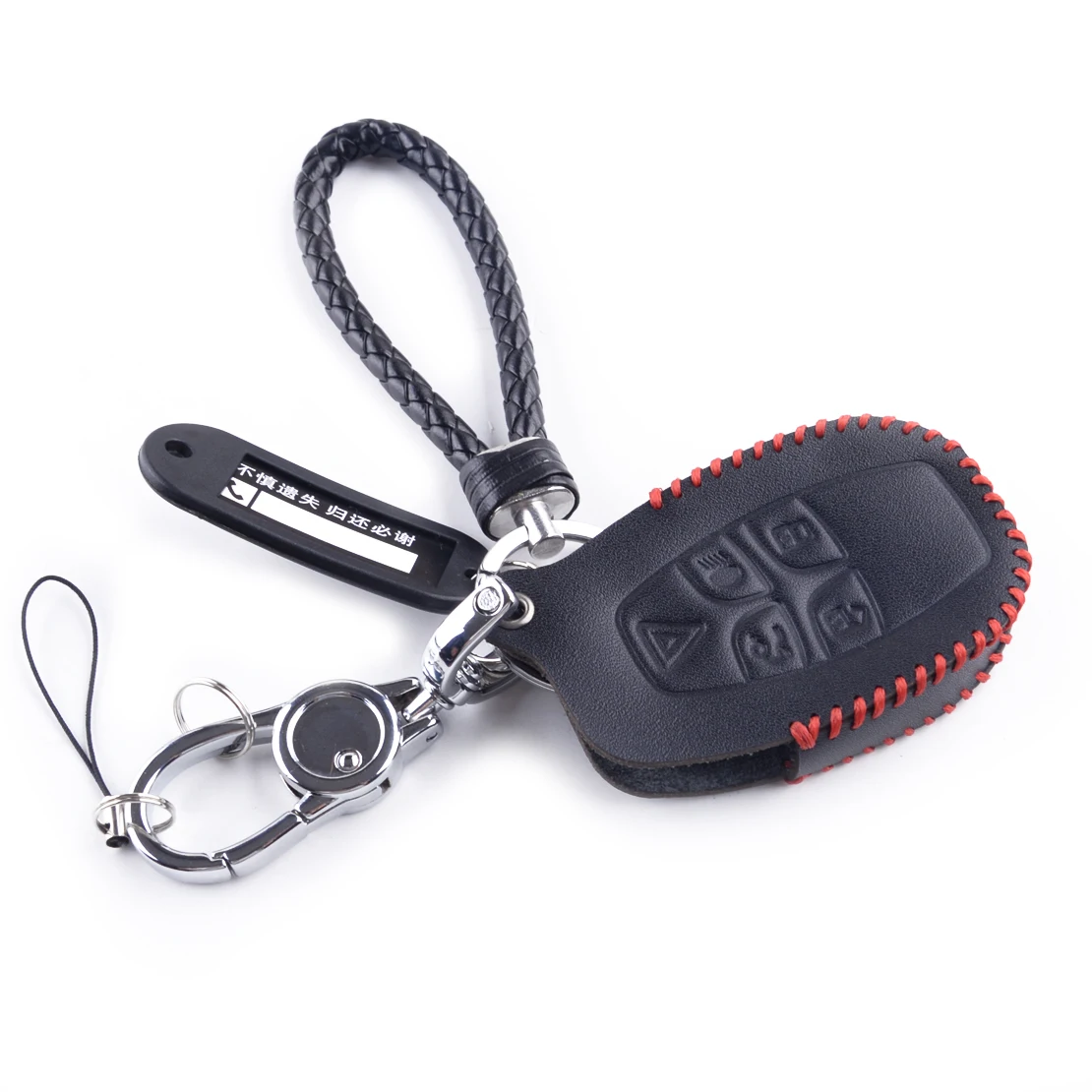 

Кожаный Автомобильный Брелок для смарт-ключей без ключа, чехол, чехол для Jaguar XJ XJ-L 2011 2012 2013 2014 2015 2016