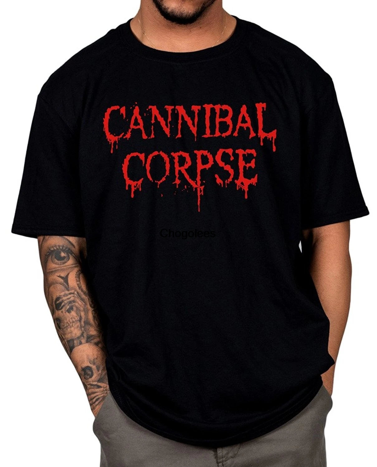 Мужская модная футболка унисекс Cannibal Dead 25 лет|Мужские футболки| |