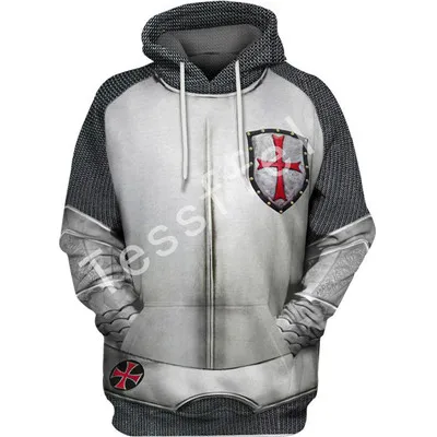 just picture Tessffel Knights Новая мода харадзюку Кристиан 3D печатная Толстовка/куртка/мужская женская хип-хоп Забавный стиль-1 - Цвет: just picture