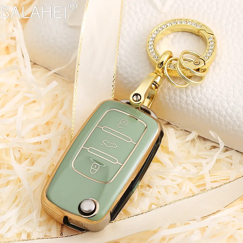 

Car Key Shell Protect For Volkswagen VW Polo Bora Tiguan Passat B5 B6 B7 Golf 4 5 6 MK6 Jetta Lavida Scirocco For Skoda Octavia