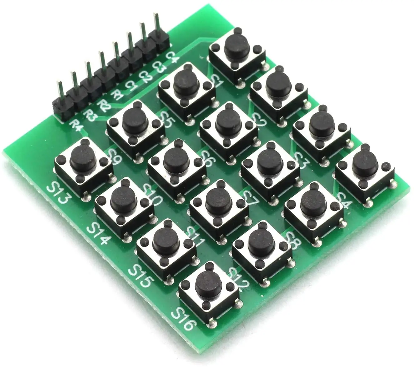 

4x4 Matrix 16 Keypad Keyboard Module 16 Button Mcu for Arduino