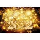 Nitree 2022 с новым годом фон Рождество фейерверк мигающий обратный отсчет фотография фон винил фотография