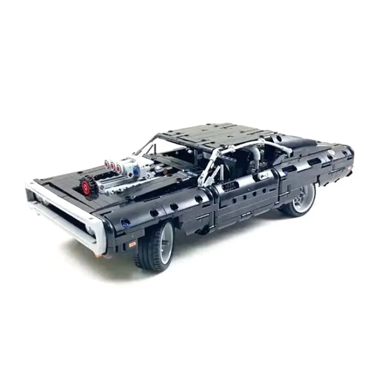 

1168pcs Dodge Charger Racing Building Blocks Educational Toys For Children Hot Sale Sports Car Building Blocks Kids Toys