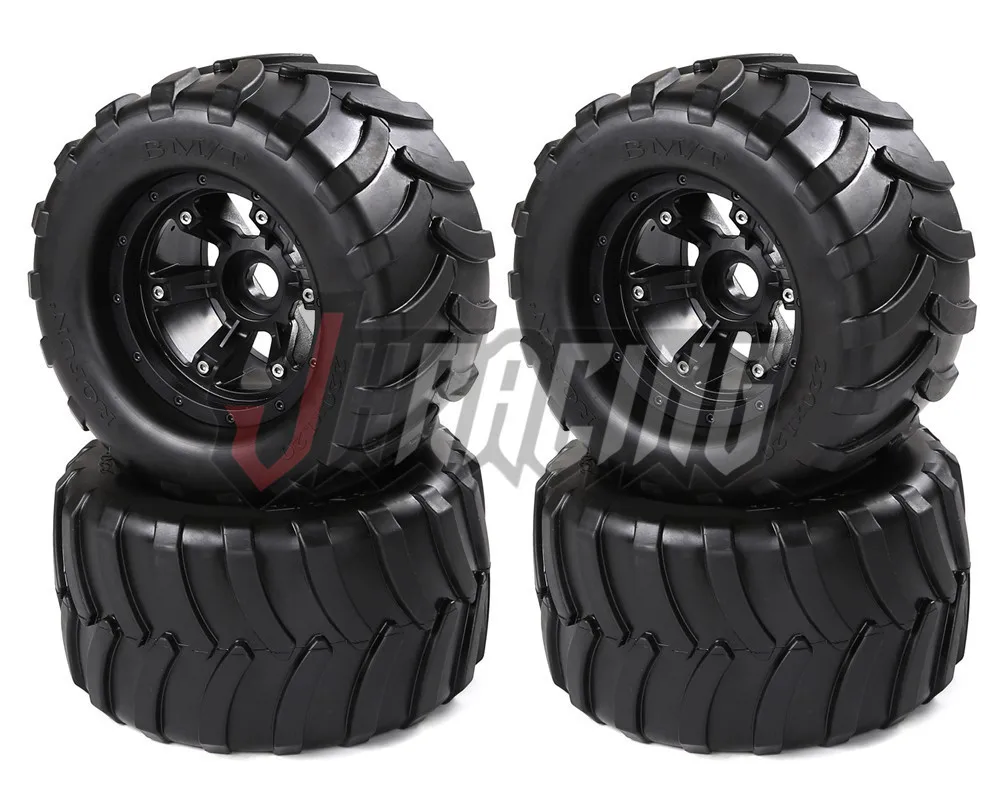 Набор утолщенных и расширенных шин для 1/5 ROVAN ROFUN BM5 FG Monster RC truck 220*120 мм|Детали