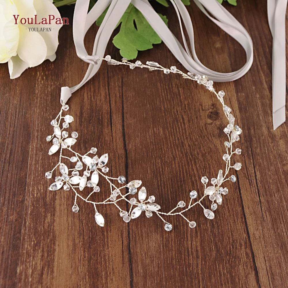 Свадебные Стразы TOPQUEEN SH142 Алмазные Пояса для свадебного платья тонкие свадебные