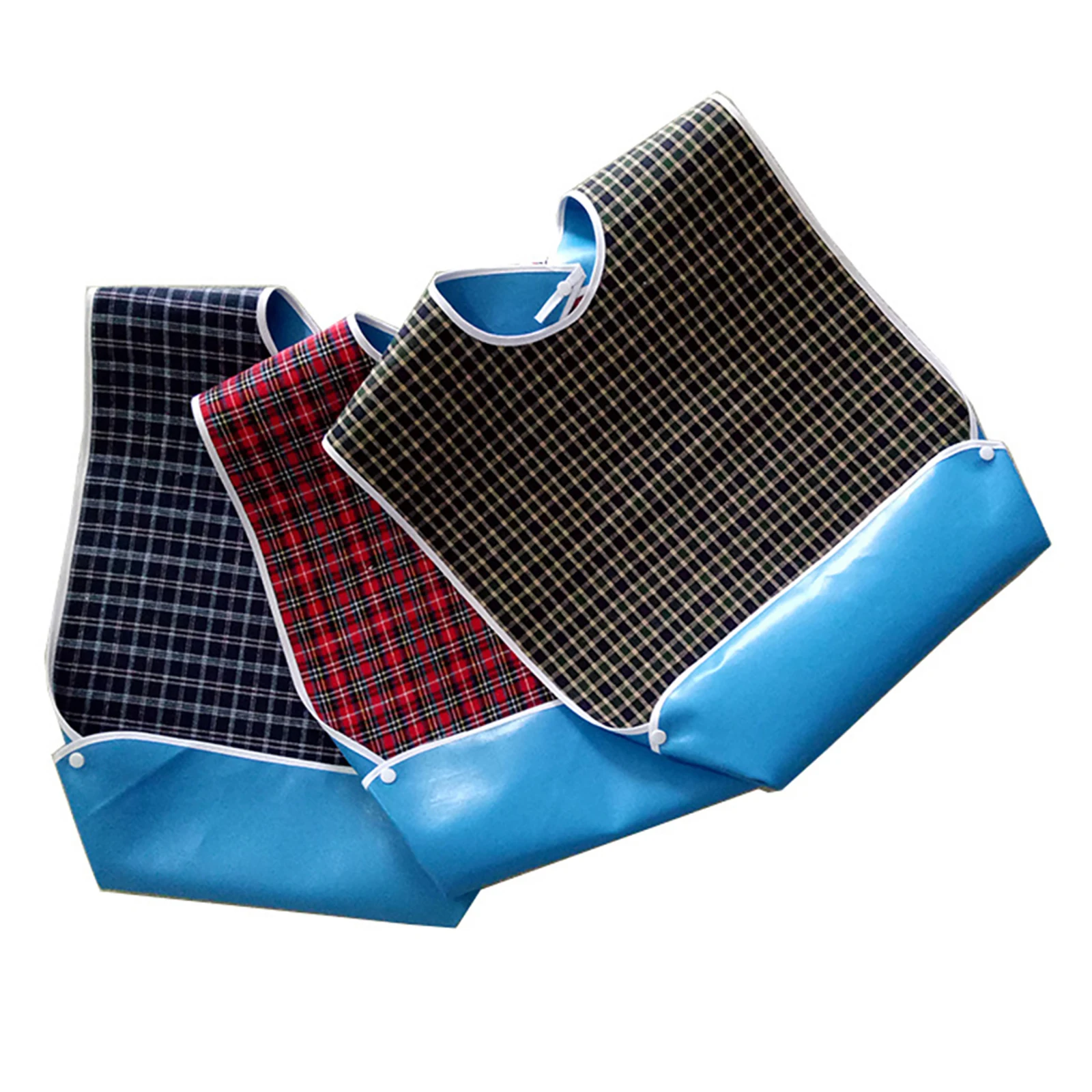 

3PCS Waterproof Washable Adult Eating Bib Cloth Protector Disability Aid Apron