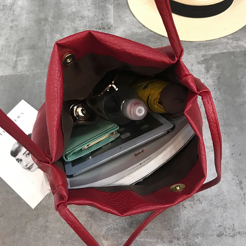 YBYT Ретро Женские сумки из стираной кожи горячая Распродажа мягкая сумка мешок