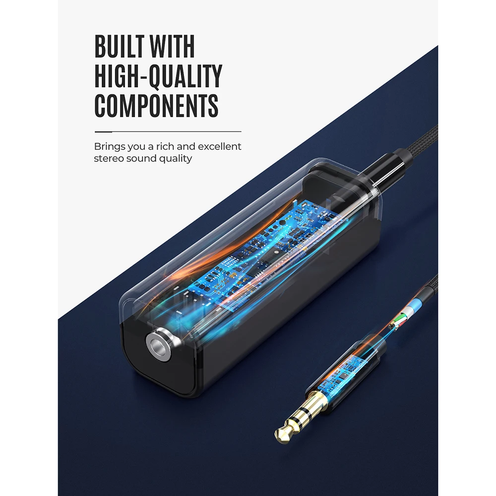 Шумоизолятор Mpow с заземляющей петлей для автомобиля аудио домашней