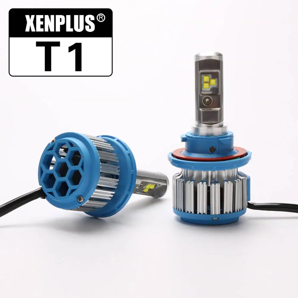 H13 9008 Xenplus 2 шт. автомобиль свет светодиодный H11 Turbo H4 H3 H7 H8 H9 H1 HB3 HB4 H27 H13 фара Cree чип 8000LM 12V лампа с CANBUS для авто - Испускаемый цвет: H13 9008