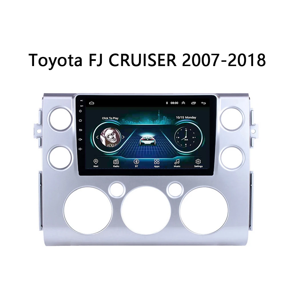 Автомобильный dvd плеер для 2007 2008 2009 2018 Toyota FJ CRUISER мультимедийная система gps