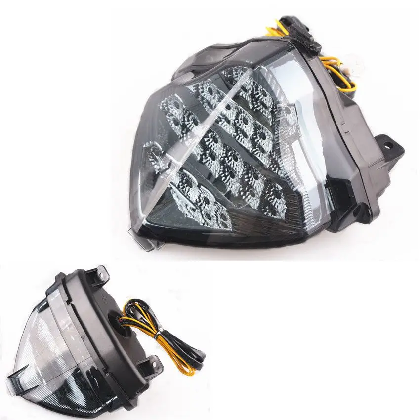 Тормозные фонари для мотоцикла Светодиодные интегрированные поворотники задний