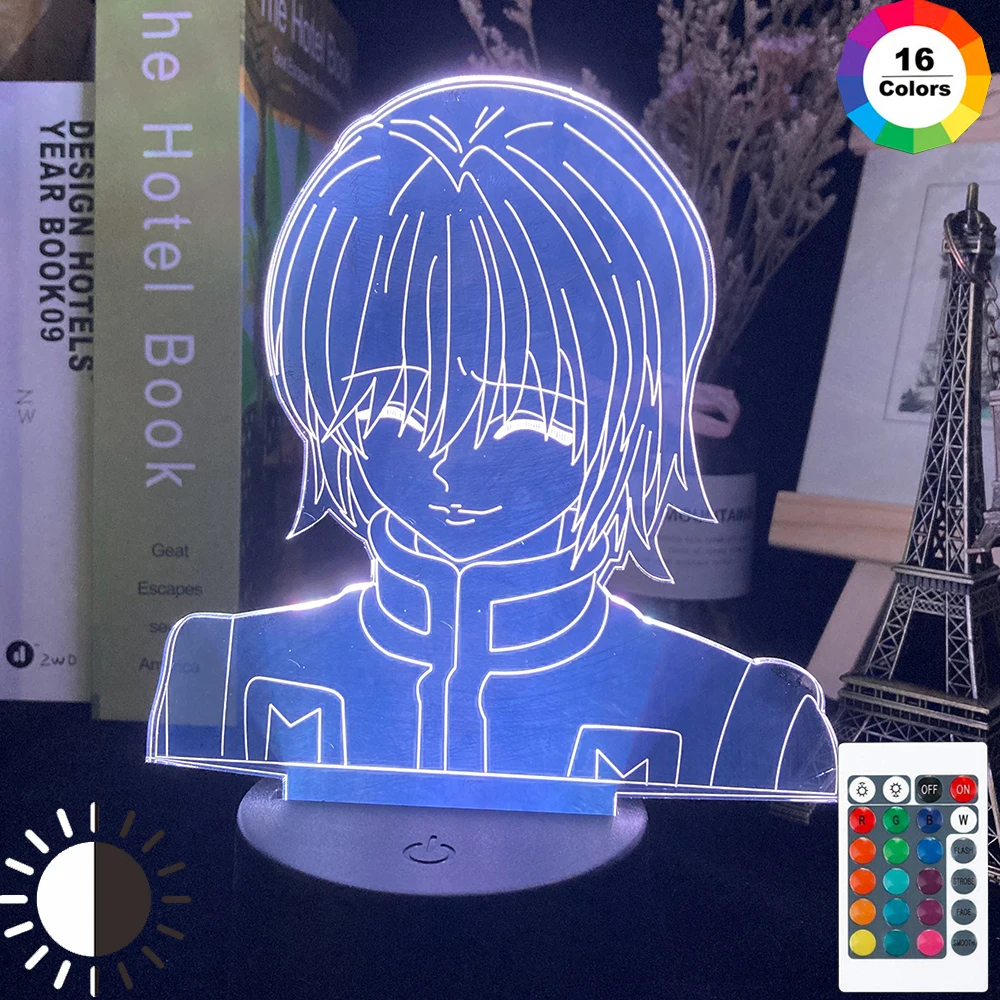 Фигурка Kurapika акриловый ночник Аниме подарок Hunter X Lamp для детской спальни