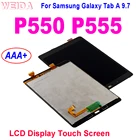 ЖК-дисплей с сенсорным экраном, для Samsung Galaxy Tab A 9,7, P555, P550, AAA + 9,7 дюйма