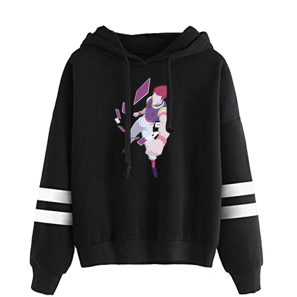 

Hot Cartoon Hunter Hoodies Men Women Sweatshirts Autumn Print Comic Hisoka Boys Girls Hoodie Casual Black Pullovers Tracksuits