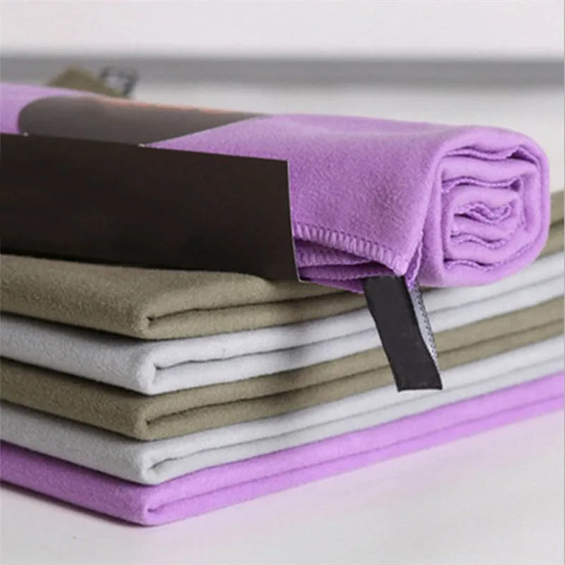 Полотенце из сверхтонкого волокна для плавания впитывающее быстросохнущее