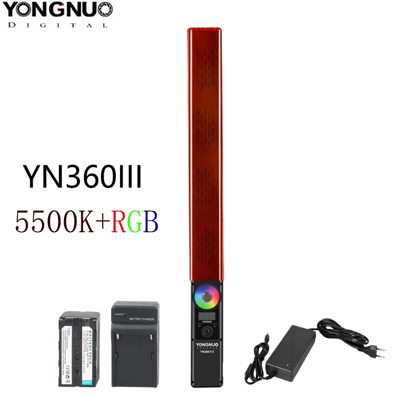 

YONGNUO YN360 III YN360III светильник 5500k RGB цветовая температура для студии наружная фотография и видеозапись