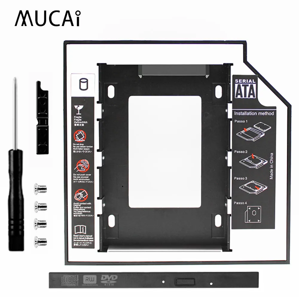 2nd hdd caddy 127 мм 95 мм sata 30 25 высокая чёткост