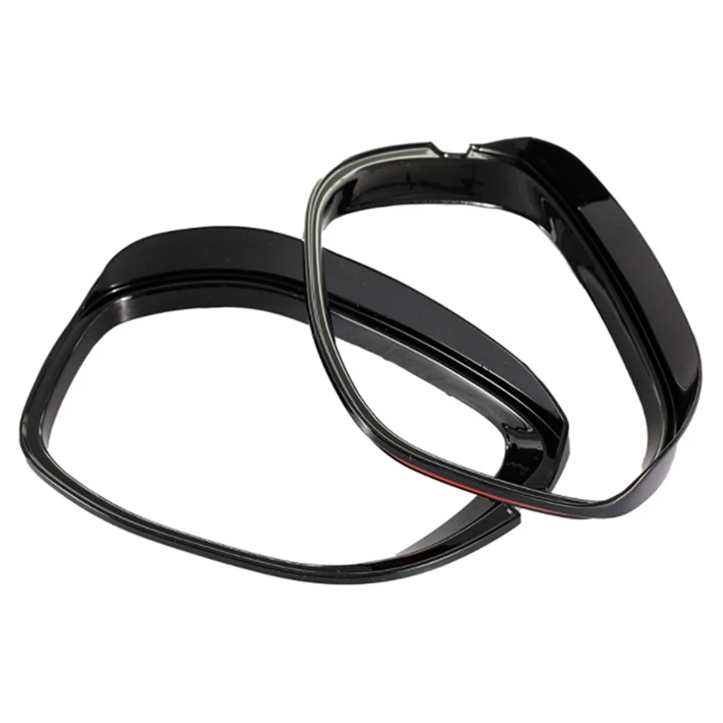 

Крышка для зеркала заднего вида 11Th Honda CIVIC 2022, отделка от дождя, декоративная рамка, аксессуары для внешней части автомобиля, Черная