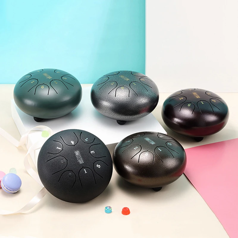 Барабанный барабан из легированной стали 6 дюймов 8 тонов с 1 парой молотков +