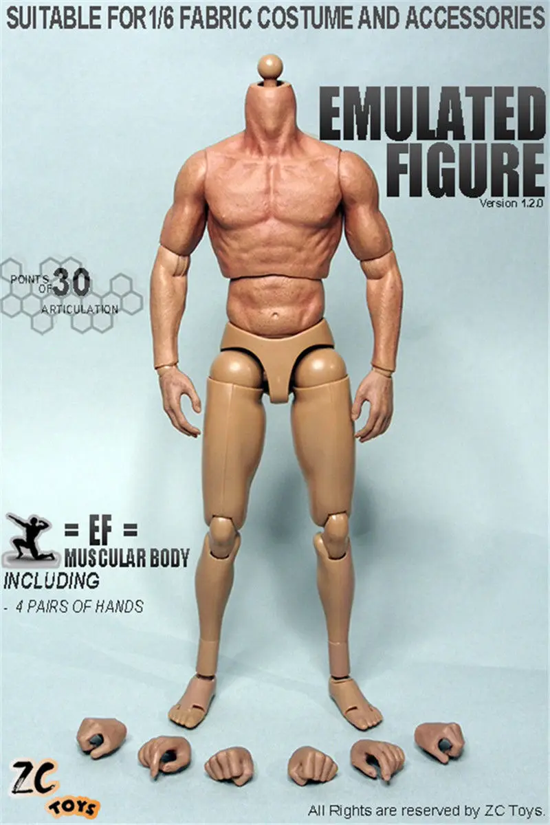 ZCtoys 1/6 Batmans бен Аффлек комплект одежды мышечная фигура 2 0 тело и голова дешевая