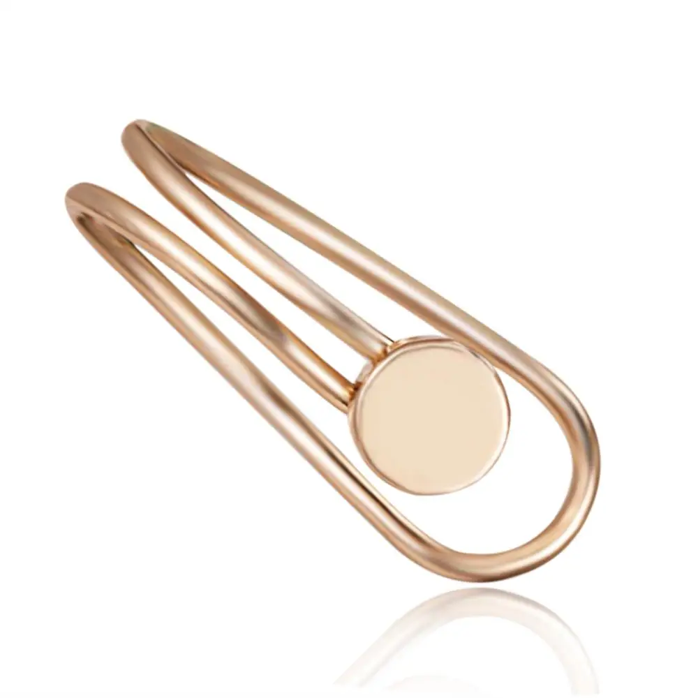 1Pcs Ear Clip Temperament Simple Unisex Fashion Jewelry Cartilage Punk Rock Cuff Wrap No Piercing-Clip On Earrings for Women Men - Окраска металла: 8