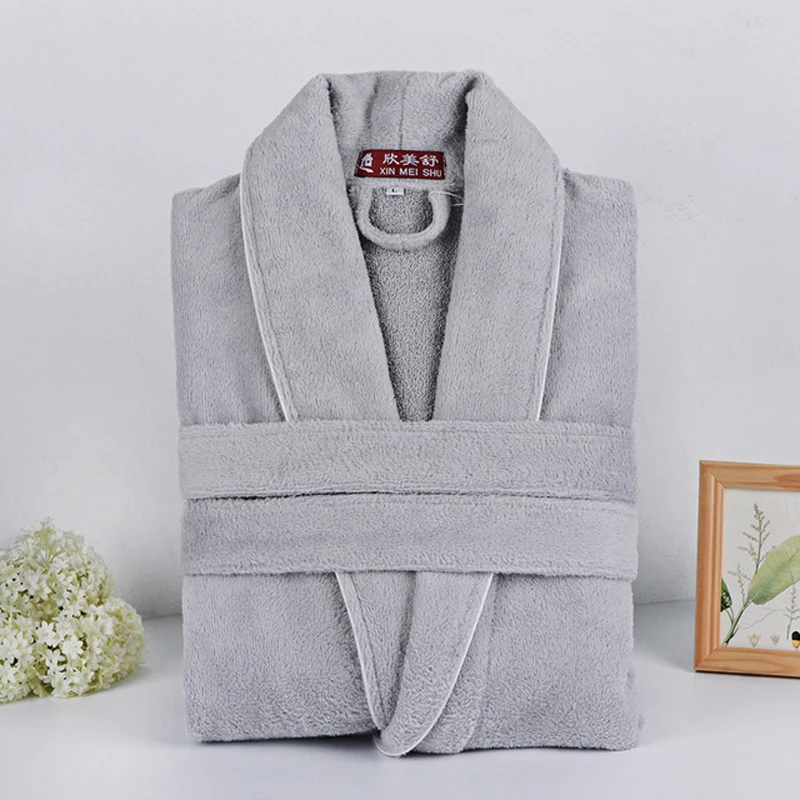 Зимний халат Thinkening для влюбленных яркий махровый мужчин и женщин теплый мягкий