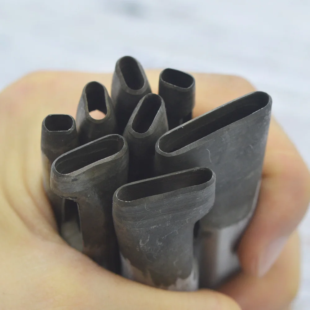 

Набор инструментов для сверления кожи, KALASO, 4 мм х 6/7/8/9/10/15/20/25 мм, с плоским отверстием дырокол для рукоделия