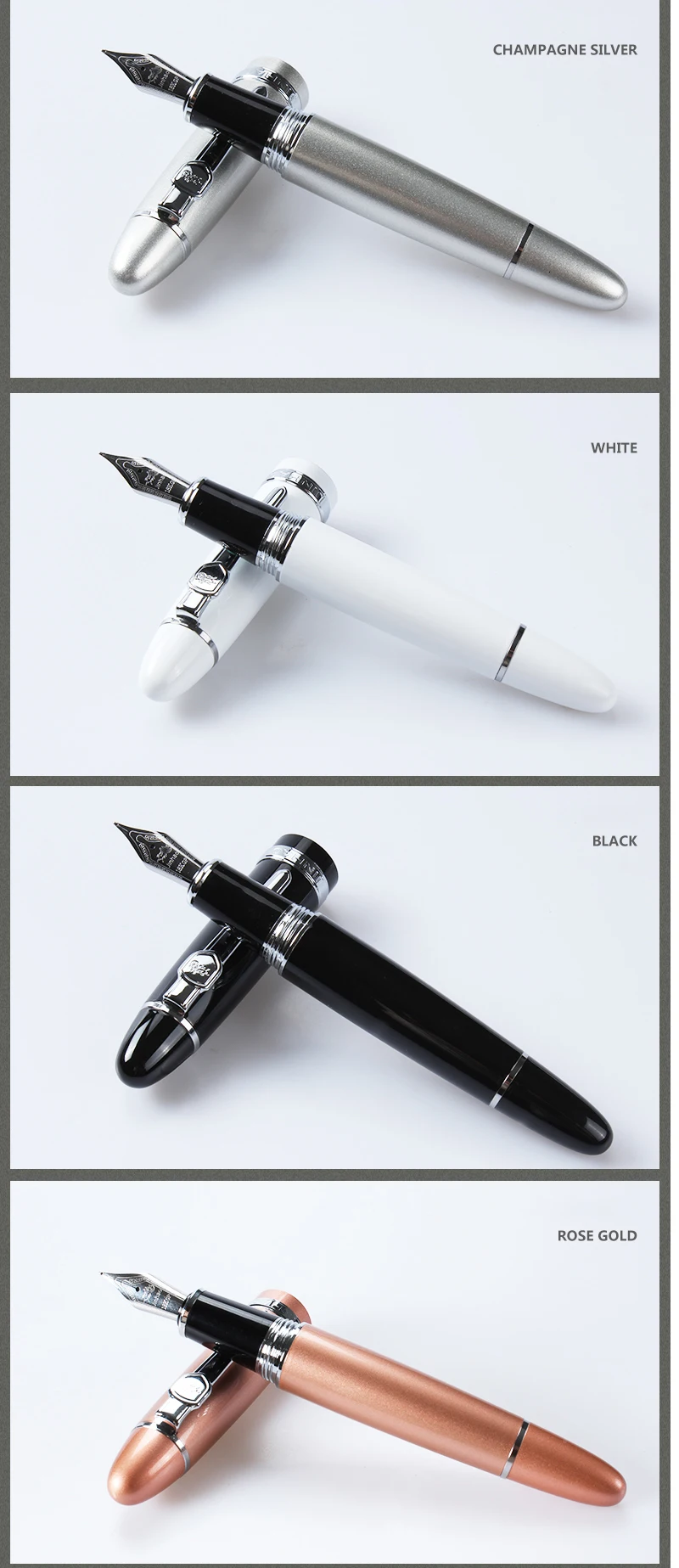 Высокое качество Jinhao x750 ручка стилографика Роскошная перьевая ручка чернильная ручка канцелярские принадлежности Iraurita 0,5 мм caneta Stylo plume 03828