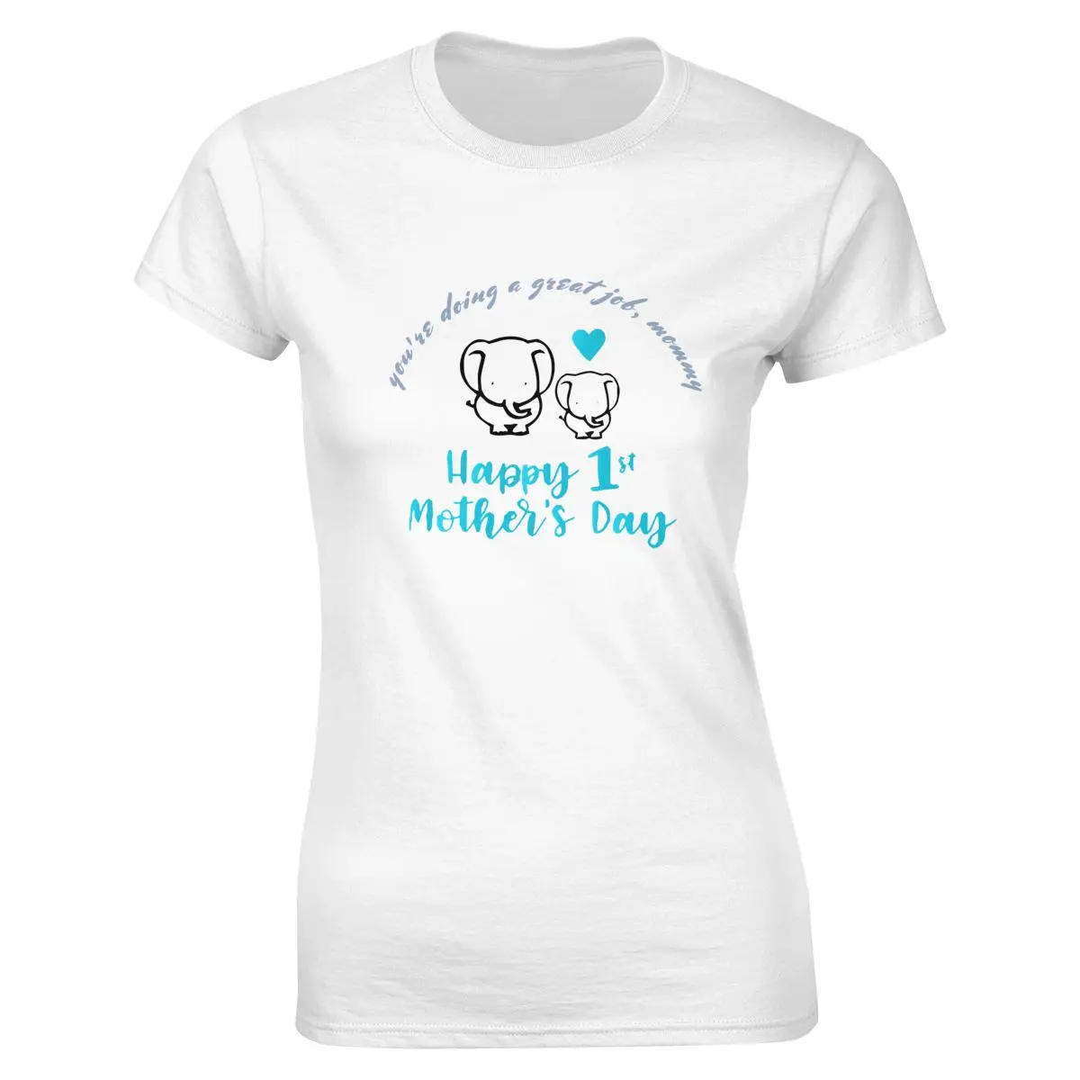 

Youâ€™re Doing A Great Job Mommy 1st Mothers Day T-Shirt Aesthetic Clothes Comfortable Tee 100% Cotton