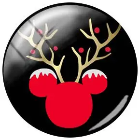 TQ429 TAFREE Микки и Минни Маус Рождество 12/15/16/18/20/25 мм стеклянный кабошон с плоской задней частью DIY Изготовление ювелирных изделий TQ414 - Цвет: TQ429