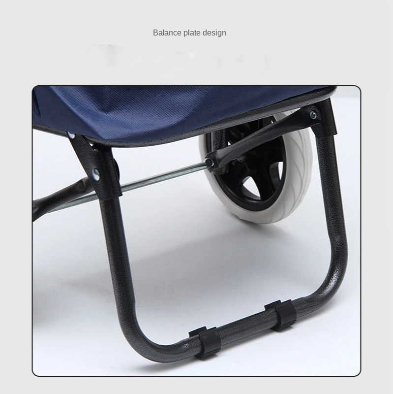 Портативная Тележка для покупок на колесах Складная хозяйственная сумка корзина