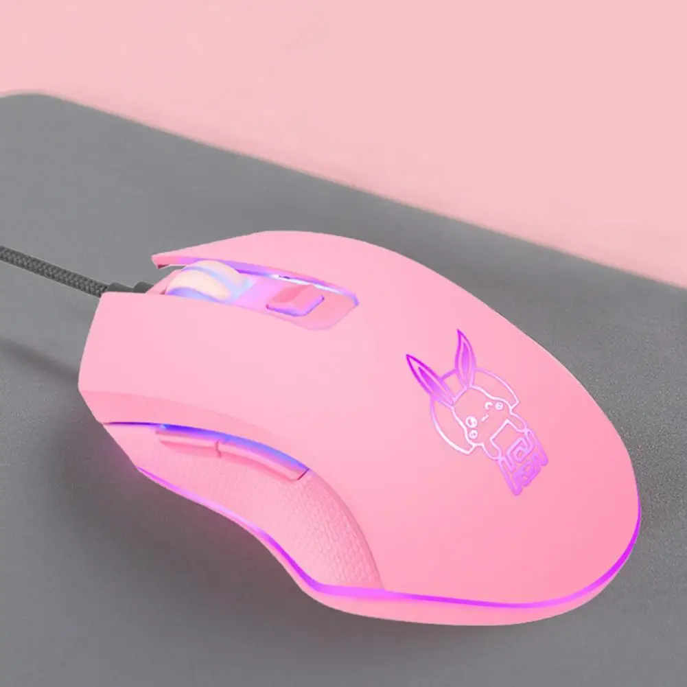 

Мышь Компьютерная Проводная с подсветкой, 3200DPI, USB Type-C