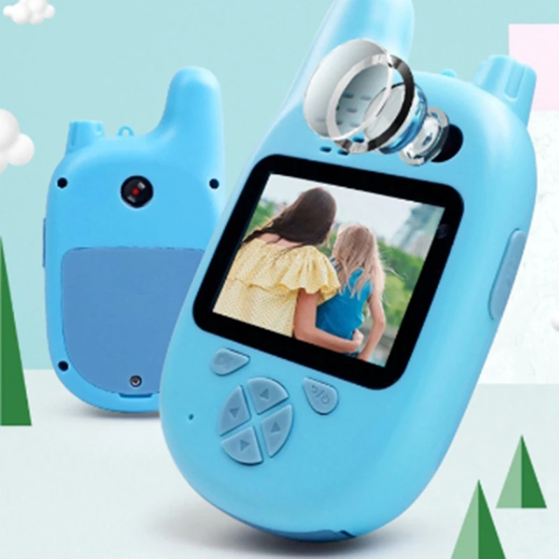 

Kids Walkie Talkie Camera Camcorder Mini Video HD Toys Walkie Talkie Camcorder MP3 Music Player Game Best Gift for Children