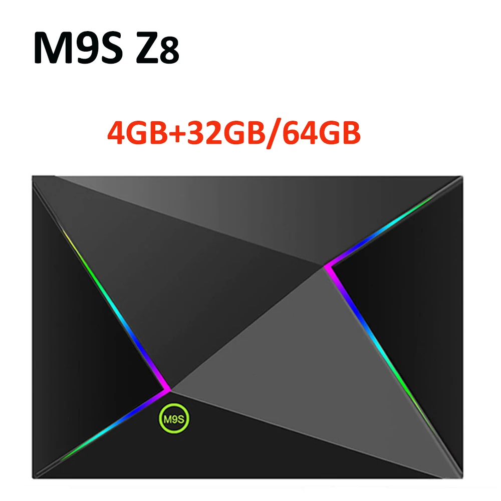 M9S Z8 Smart Tv Box Android9.0 2,4G wifi LAN 10/100M 6K HD телеприставка 4 ГБ 32 ГБ/64 ГБ 3D 2,4G беспроводная мышь Youtube медиаплеер