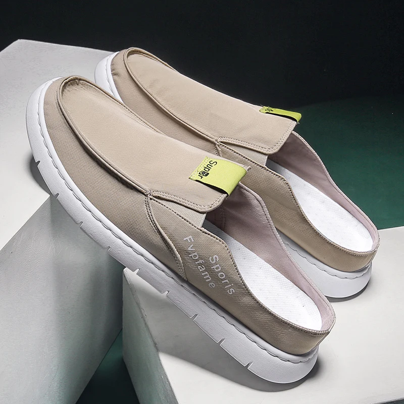 

Summer Mens Casual Slip On Canvas Shoes Trending Loafers Men Fashion Nice Lightweight Black Breathable Shoe Zapatos Para Hombre