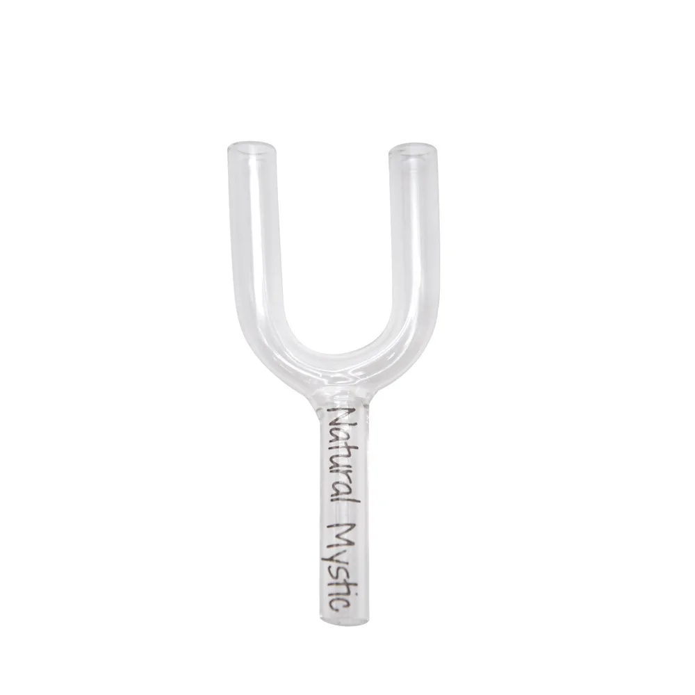 Новинка 58 мм стеклянная бутылка прозрачная труба с буквенным принтом|Трубки и