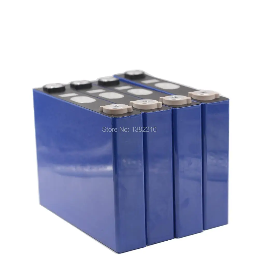 4 шт./лот LiFePO4 3,2 V 50Ah непрерывный разряд 3C 150A для хранения солнечной энергии Системы 12V Батарея пакет