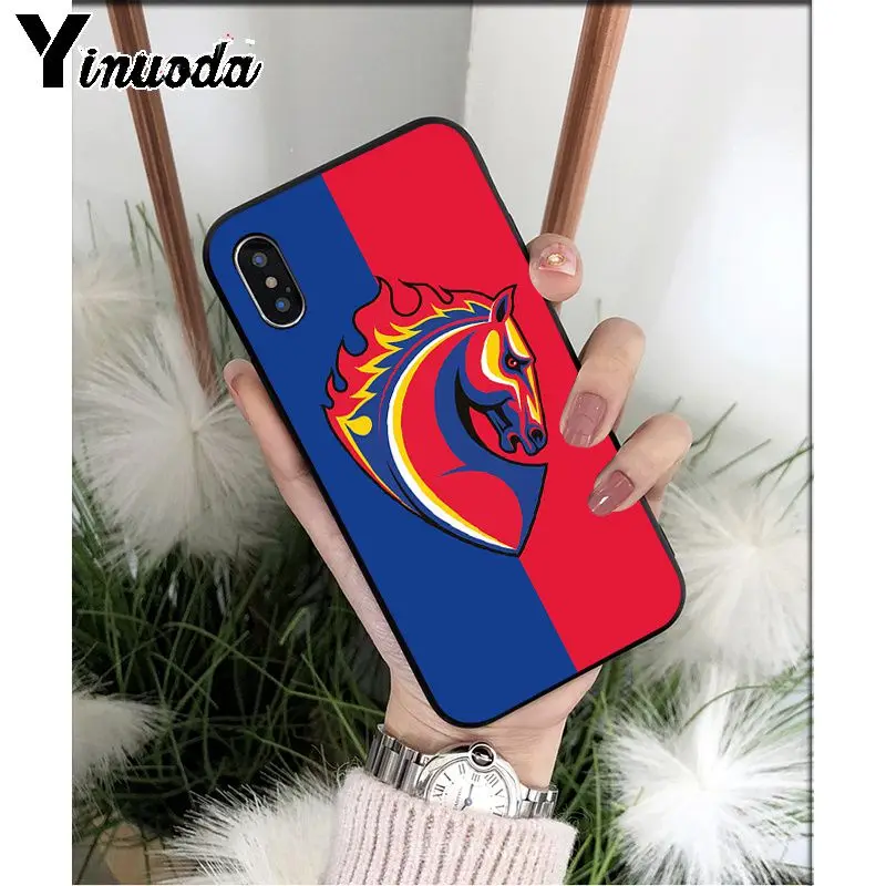 Yinuoda PFC CSKA Москва ТПУ мягкий черный чехол для телефона iPhone 5 5Sx 6 7 7plus 8 8plus X XS MAX