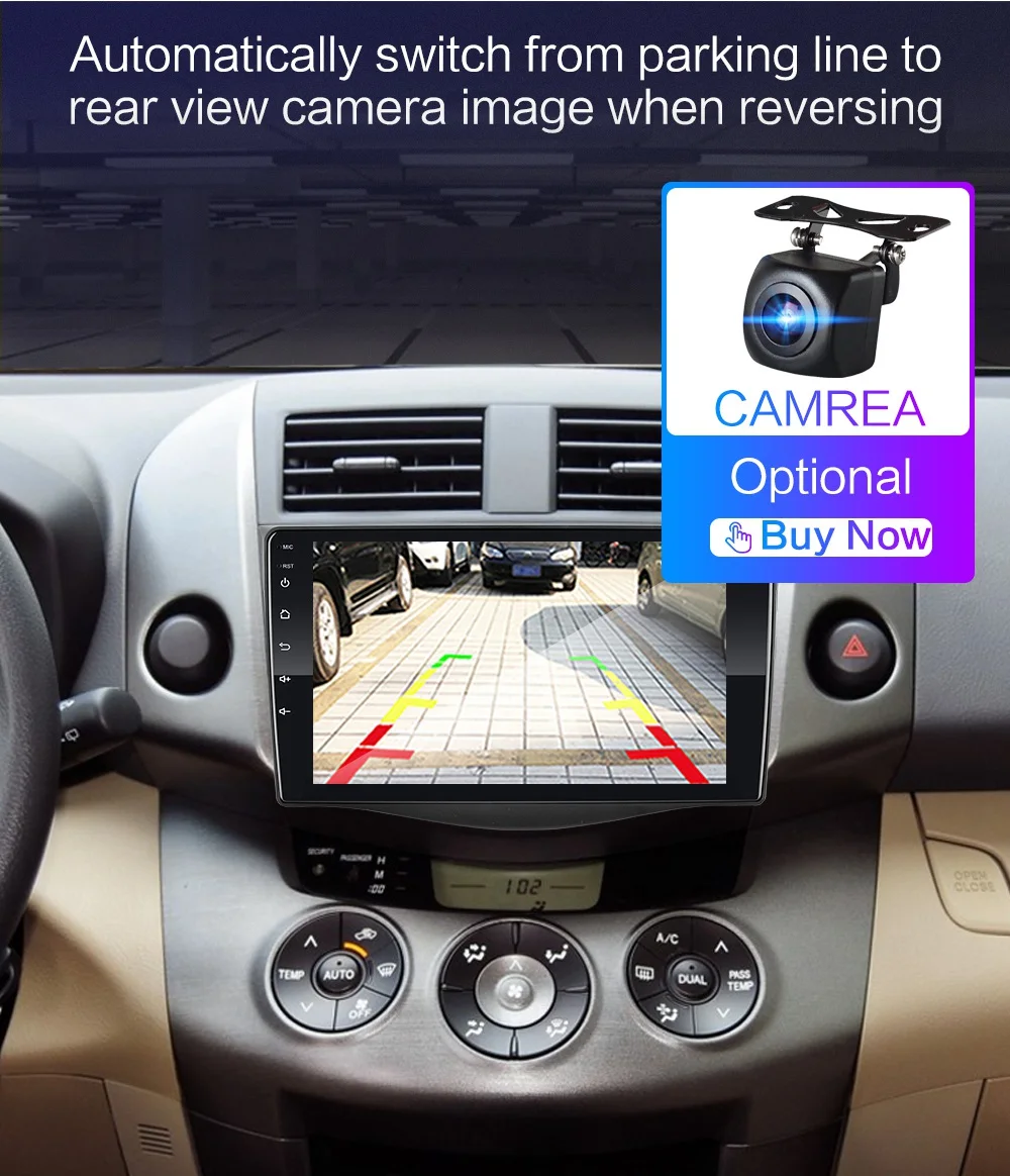 Автомагнитола 2 din 1" Android мультимедийный плеер gps wifi Bluetooth плеер для Toyota Volkswagen hyundai Киа Renault Suzuki 1G 2G 4