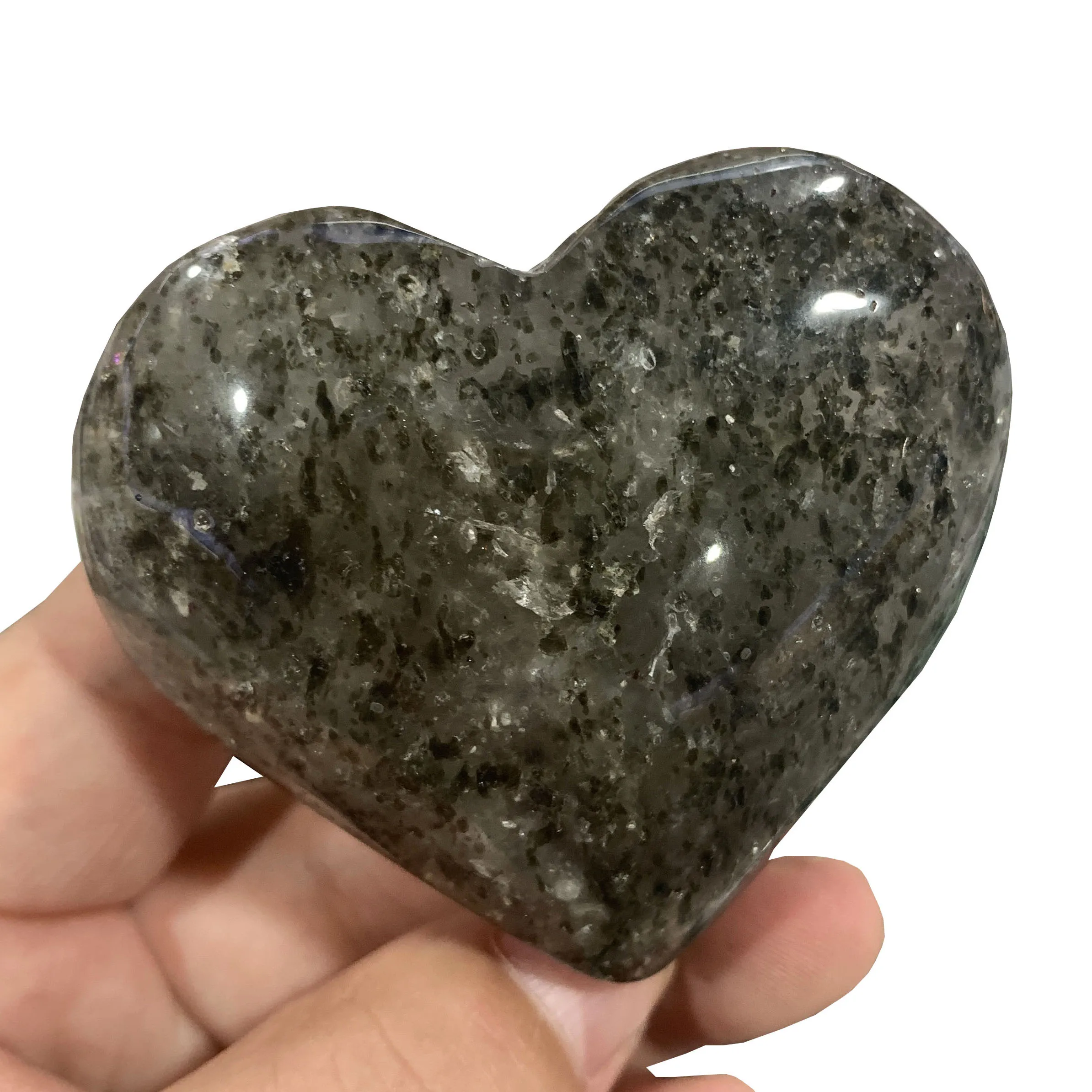 

1 Pcs Home Decoration Accessories Natural Mineral Stone Dragon Fruit Heart Healing Crystal Carved Love Shape Ornaments