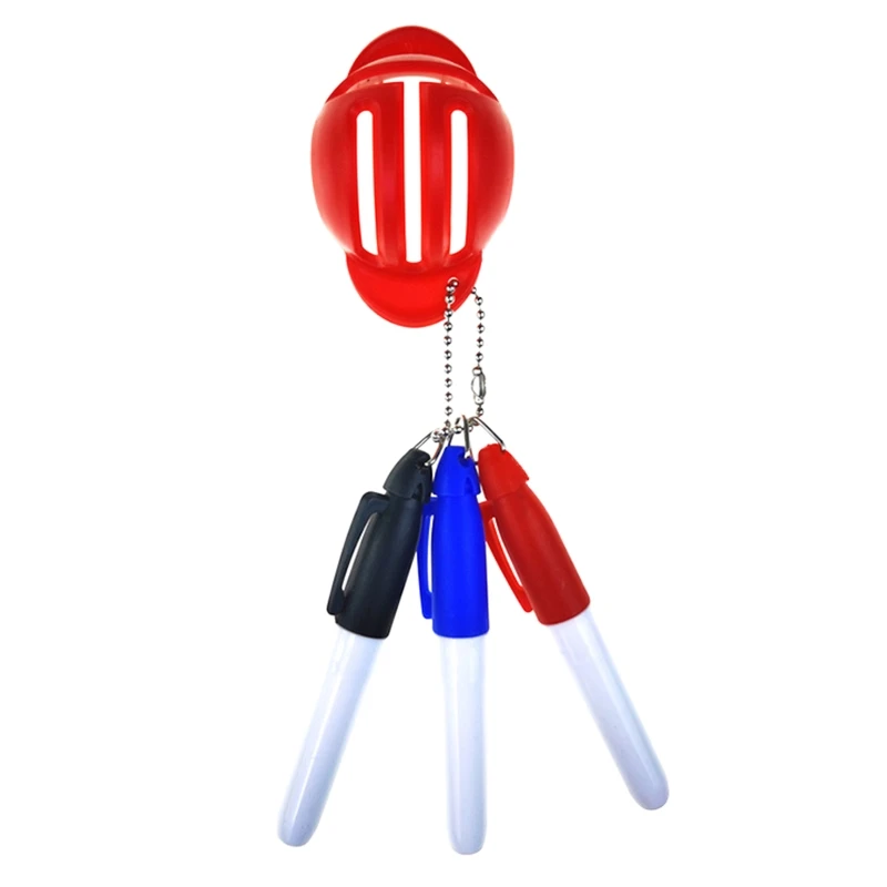 XXFC трехлинейная ручка для гольфа с тремя маркерами тройной трафарет пружинный