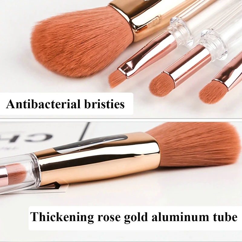 

4 in 1 makeup bursh Powder EyeShadow Blending Eyeliner Eyelash Eyebrow Make up Brushes Beauty Cosmestic Brush Tool Contour brush