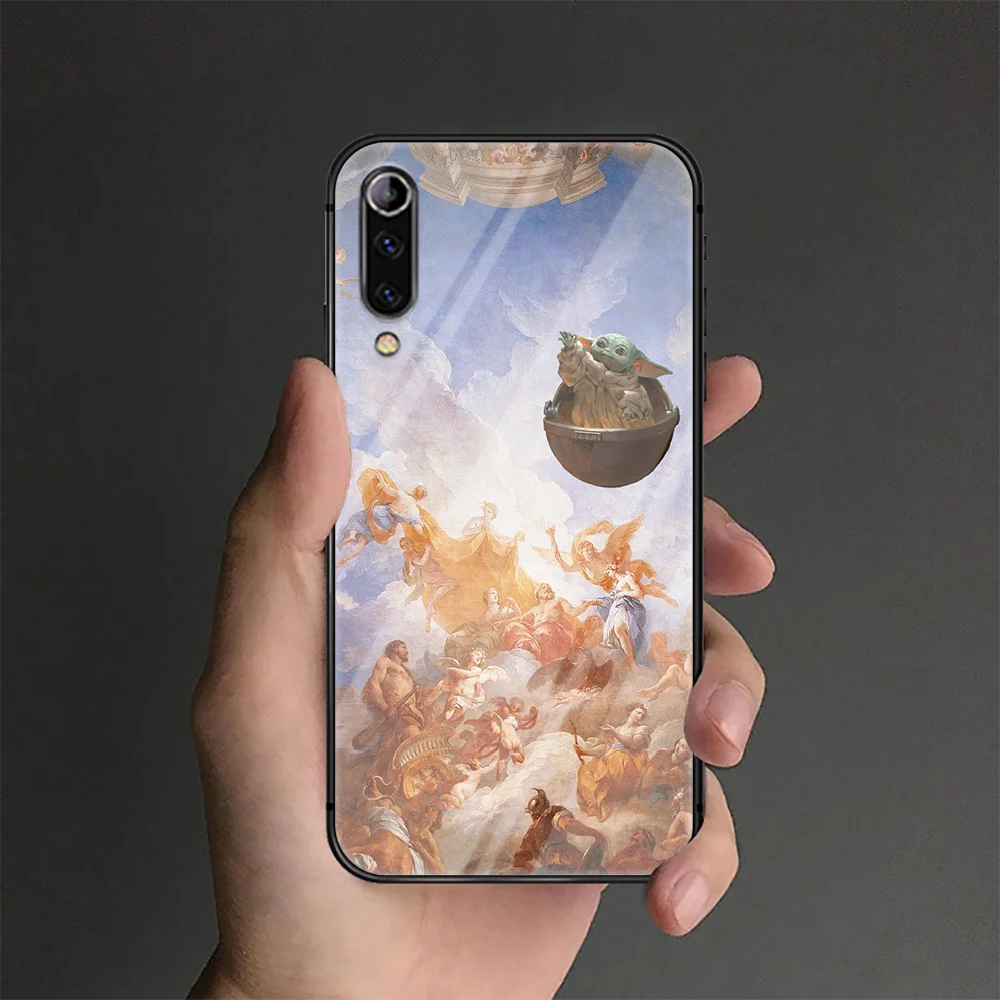 

Babys Yodas Phone Tempered Glass Case Cover For Xiaomi Mi A3 Max3 Note 9 10 I T Pro Lite Ultra Fashion Cell Prime