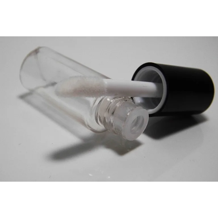 3 мл! Бесплатная доставка! 3/5/10 шт Черная кепка прозрачная ПЭТ блеск для губ/губ