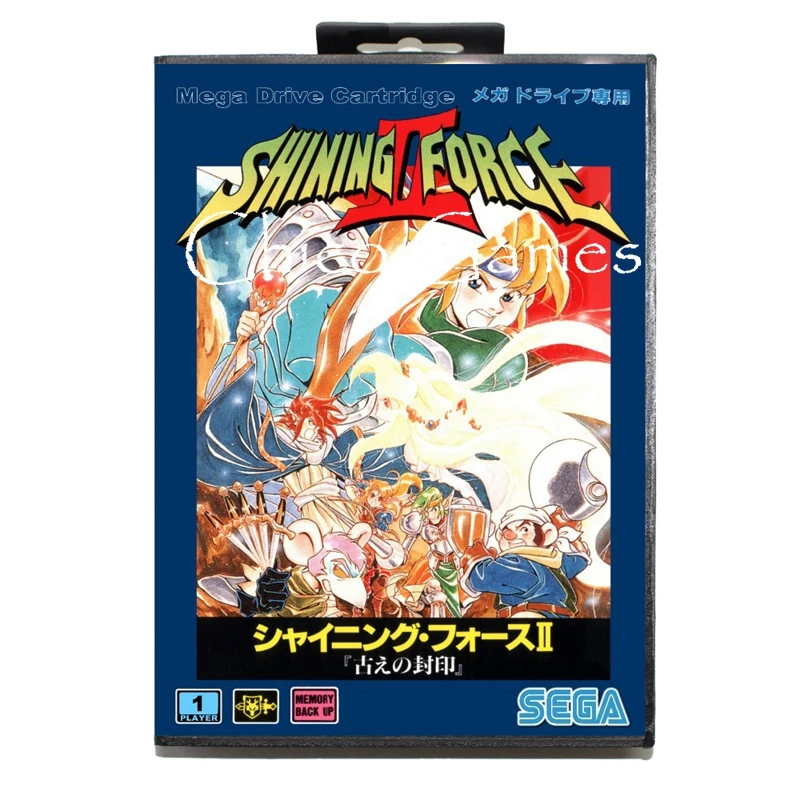 Sega MD games card-Shining Force 2 JAP чехол для sega megadrive Игровая приставка 16 бит MD карта