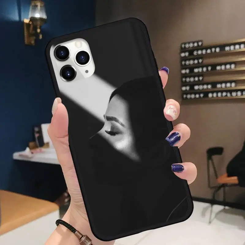 

Fashion black white sexy women Phone Case for iPhone 11 12 pro XS MAX 8 7 6 6S Plus X 5S SE 2020 XR Soft silicone