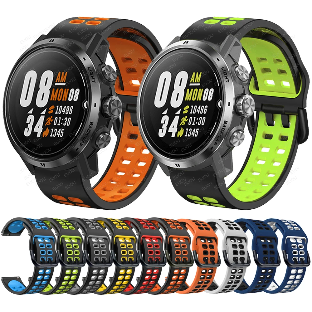 

Сменный ремешок, совместимый с смарт-часами COROS APEX Pro, ремешок для смарт-часов COROS APEX 46 мм, спортивный силиконовый ремешок, ремешок для часов, браслет