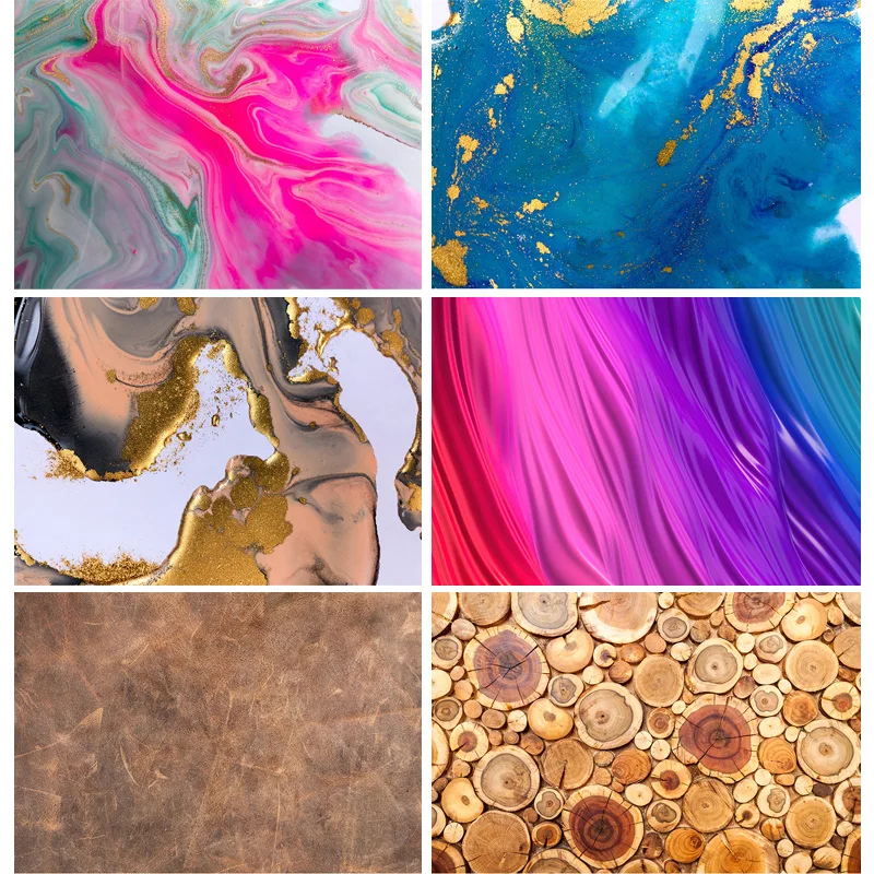 

SHENGYONGBAO Art fabric Photography Backdrops Props Colorful Marble Pattern Texture Photo Studio Background 20905DLZ-02