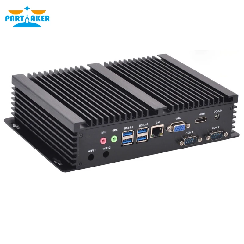 Причастник Intel Core i7 4500U промышленный Настольный i3 6006U 6100U i5 7200U Win10 Linux Minipc NUC 4K HD RS232