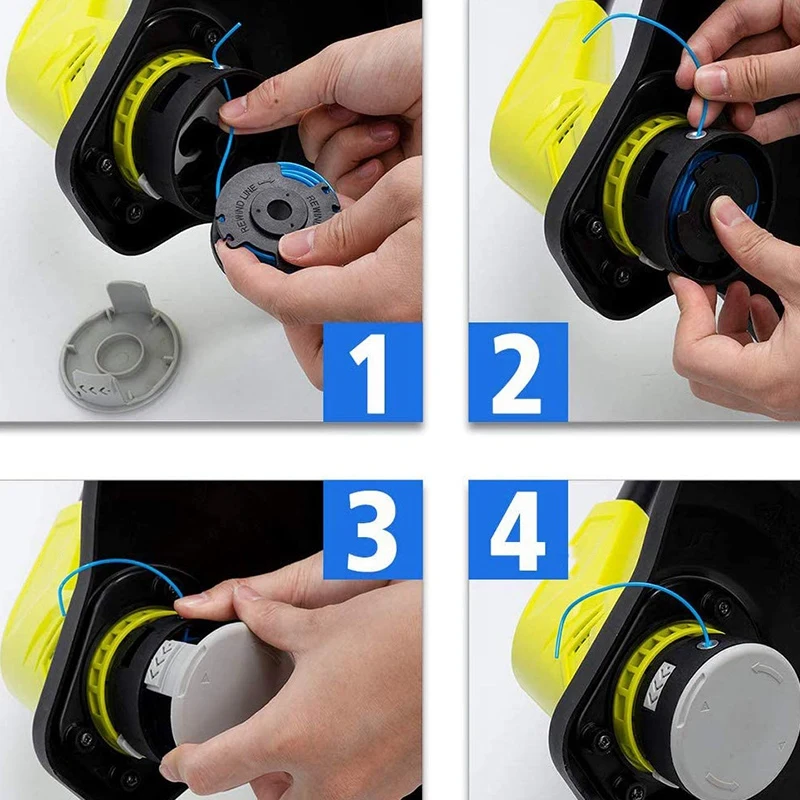 

0.65 Inch Autofeed String Trimmer Replacement Spool, Compatible for Ryobi One+ AC14RL3A Cordless Trimmer, 10 Pieces